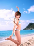 beach bikini kazuki_saya lei ocean swimsuit rating:Safe score:1 user:nil!
