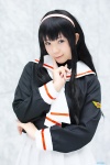 cardcaptor_sakura cosplay daidouji_tomoyo hairband kousaka_yun pleated_skirt sailor_uniform school_uniform skirt rating:Safe score:0 user:nil!