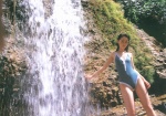akiyama_rina one-piece_swimsuit paradise_lost swimsuit waterfall wet rating:Safe score:0 user:nil!