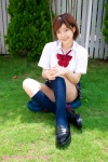 blouse bookbag kanon_(ii) kneesocks pleated_skirt school_uniform skirt rating:Safe score:0 user:nil!