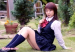 blouse bookbag costume kneesocks miniskirt pleated_skirt school_uniform skirt tokito_ami vest rating:Safe score:0 user:nil!