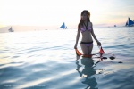 bikini ocean side-tie_bikini swimsuit toro_(ii) wet xiuren_065 rating:Safe score:1 user:nil!