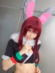 animal_ears ari bunny_ears cleavage cosplay getsumento_heiki_miina midriff shiwasu_mina rating:Safe score:0 user:nil!