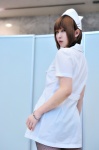 ass cosplay dress fishnet_pantyhose hair_clips narihara_riku nurse nurse_cap nurse_uniform original pantyhose rating:Safe score:0 user:nil!