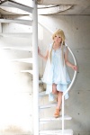 blonde_hair chii_(chobits) chobits cosplay dress hazuki_minami pantyhose rating:Safe score:0 user:nil!