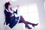 blouse cosplay gokou_ruri hairband mashiro_yuki miniskirt ore_no_imouto_ga_konna_ni_kawaii_wake_ga_nai pantyhose purple_hair purple_legwear shawl skirt rating:Safe score:0 user:nil!