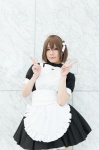 apron bowtie cosplay dress hairband hirasawa_yui k-on! petticoat pink_eyes sasa rating:Safe score:0 user:pixymisa