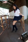 hamada_yuri kneesocks pleated_skirt sailor_uniform school_uniform skirt rating:Safe score:0 user:nil!