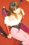 bat_wings cosplay head_wings mizuhara_arisa morrigan_aensland pantyhose pink_legwear vampire_(game) rating:Safe score:1 user:darkgray