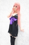 cosplay crown dress megurine_luka pink_hair usagi vocaloid world_is_mine_(vocaloid) rating:Safe score:2 user:DarkSSA