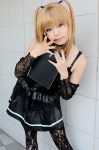 amane_misa blonde_hair choker cosplay death_note lace miniskirt skirt taku_anko thighhighs twintails rating:Safe score:0 user:nil!
