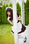 apron candyfruit cosplay hairband maid maid_uniform thighhighs tometo_kamu rating:Safe score:0 user:pixymisa