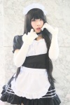 apron choker cosplay elbow_gloves emusuda_riria gloves hairband maid maid_uniform original petticoat rating:Safe score:0 user:pixymisa