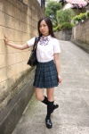 arikawa_mizuki blouse costume kneesocks pleated_skirt school_uniform skirt rating:Safe score:1 user:nil!