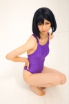 barefoot cosplay mike nuru one-piece_swimsuit original purple_hair swimsuit rating:Safe score:0 user:nil!