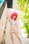 bikini cleavage cosplay love_live!_school_idol_project mike nishikino_maki red_hair school_idol_~krasivie~ side-tie_bikini swimsuit rating:Safe score:3 user:nil!