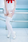 blouse bow catherine catherine_(game) cosplay mai skirt thighhighs zettai_ryouiki rating:Safe score:4 user:pixymisa