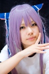 cosplay gym_uniform hair_ties little_busters! purple_hair sasasegawa_sasami tshirt twintails yuu_(ii) rating:Safe score:0 user:pixymisa