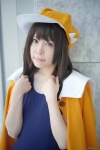 bakemonogatari cosplay hat jacket mashiro_ayaki one-piece_swimsuit sengoku_nadeko swimsuit rating:Safe score:0 user:nil!