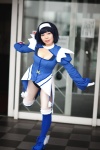 blue_hair cleavage cosplay dress gloves hairband kaitou_tenshi_twin_angel kannazuki_aoi machako pantyhose thighhighs zettai_ryouiki rating:Safe score:0 user:nil!