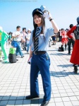 conductor costume dress_shirt gloves hat pochi signal_lamp tie trousers uniform whistle rating:Safe score:0 user:nil!