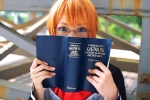 blazer book clala_(qma) cosplay glasses orange_hair quiz_magic_academy school_uniform serizawa_akira twin_braids rating:Safe score:0 user:nil!