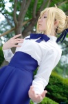 blonde_hair blouse braid cosplay fate/series fate/stay_night hairbow saber sasa skirt rating:Safe score:0 user:nil!