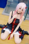 aida_yukiko boots choker cosplay dress guilty_crown pink_hair yuzuriha_inori rating:Safe score:5 user:nil!
