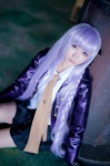 blazer blouse cosplay danganronpa gloves kirigiri_kyouko kirigiri_to_celestia_san_danganronpa lechat pleated_skirt purple_hair skirt tie twin_braids rating:Safe score:1 user:nil!
