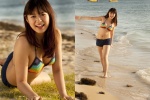 beach bikini_top cleavage ocean shorts swimsuit wet yamamoto_maki rating:Safe score:0 user:nil!