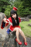 blouse cosplay da_qiao hat higurashi_ran miniskirt sheer_legwear shin_sangoku_musou skirt rating:Safe score:2 user:nil!