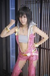 ahoge bodysuit cosplay idolmaster kikuchi_makoto leggings minatomi_saki tubetop rating:Safe score:0 user:nil!