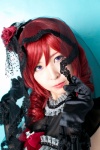 cosplay croptop elbow_gloves gloves lanthanum love_live!_school_idol_project na-san nishikino_maki red_hair veil rating:Safe score:1 user:nil!