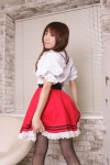 apron blouse cosplay maiko miniskirt original pantyhose seifuku_zukan_4 skirt waitress waitress_uniform rating:Safe score:0 user:nil!