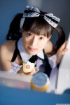 apron dgc_0504 dress hairband maid maid_uniform moriyama_kana twintails rating:Safe score:0 user:nil!