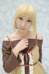 babydoll blonde_hair cosplay dress fate/hollow_ataraxia fate/series hazuki_minami saber rating:Safe score:0 user:nil!