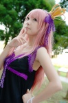 cosplay crown dress hairband hair_ribbons ibara megurine_luka pink_hair vocaloid world_is_mine_(vocaloid) rating:Safe score:2 user:nil!