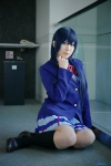 blazer blouse blue_hair cosplay kneesocks love_live!_school_idol_project narihara_riku pleated_skirt school_uniform skirt sonoda_umi rating:Safe score:0 user:nil!