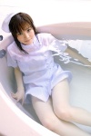 bathroom bathtub dgc_0028 dress matsushima_aya nurse nurse_cap nurse_uniform wet rating:Safe score:0 user:nil!