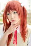 ameri blouse cosplay minami-ke red_hair school_uniform sweater_vest twintails uchida_yuka rating:Safe score:1 user:nil!