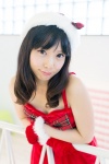 bow dress gloves koyomi santa_costume stocking_cap rating:Safe score:1 user:pixymisa