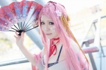 braid choker cosplay keito kimono original pink_eyes pink_hair twintails rating:Safe score:1 user:pixymisa