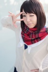 anegasaki_nene cosplay dress hinata_(ii) love_plus scarf sweater rating:Safe score:0 user:pixymisa