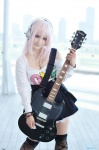 black_legwear cosplay fujisaki_ariya guitar headphones miniskirt nitro_super_sonic pink_hair skirt super_soniko sweatshirt thighhighs zettai_ryouiki rating:Safe score:0 user:nil!