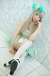 blonde_hair cosplay dress garter_belt hairbow makise_anji original thighhighs zettai_ryouiki rating:Safe score:2 user:nil!