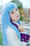 angel_beats! blazer blouse blue_hair cosplay nagisa school_uniform tenshi_(angel_beats!) rating:Safe score:0 user:nil!