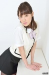 4k-star_159 black_legwear blouse miniskirt natsume_yuki pantyhose ponytail skirt vest rating:Safe score:0 user:nil!