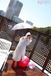 boots kana_yuuki one-piece_swimsuit raincoat swimsuit umbrella wet rating:Safe score:0 user:nil!