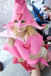 blonde_hair cosplay croptop dororon_enma-kun enbi-chan tomoe witch_hat rating:Safe score:0 user:pixymisa