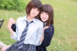 blouse cardigan nagisa_(ii) pleated_skirt school_uniform skirt taiga_chihiro tie rating:Safe score:1 user:nil!
